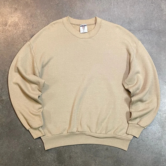 Vintage 90s Jerzees Crewneck Sweatshirt Faded Distressed  USA Made - Picture 1 of 8